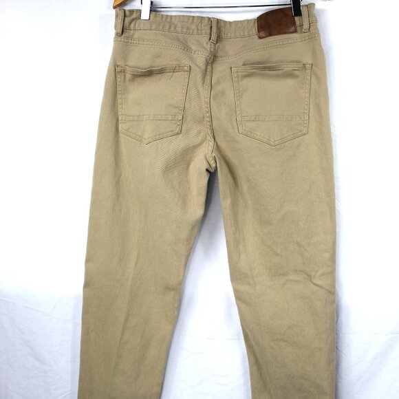 Stitches and Rivets Tan/Khaki Men's Jeans/Pants 34 x 32 Straight 54272 Stretch - Picture 5 of 7